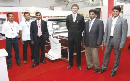 D. Anandakumar (third from left) & Ivan Romano (third from right) with the Morgan team 
