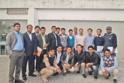 Chandrark Karekatti (standing 4th from right) with the participants