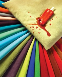 Resil is looking at coating fabric with zinc-oxide which would avoid stain formation
