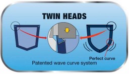 001V Pocket Pressing Unit with Wave Curve System for Perfect Round and Square Pocket Edges