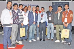 Team Turel and Vibemac with the team from Ludhiana-based Malwa Denim