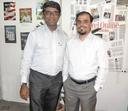 Nandgopal K with his partner Saleem B, both Directors, ASK Trade & Exhibitions