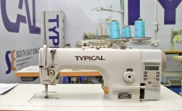 Typical’s GC6870A series lockstitch machine with integrated control panel