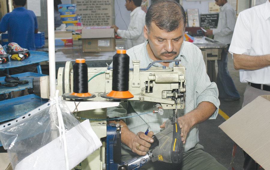 Sole stitching