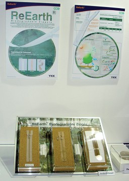 New Biodegradable zippers from YKK