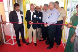 Troels Holch Povlsen, Chairman, BestSeller, cutting the inaugural ribbon