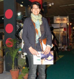 Mona Abd of Tom Tailor Denim from Germany was specifically looking for knitted garments