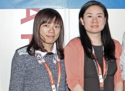 (L to R) Lemon Huang, Regional Manager, and Margaret Wu, Director Overseas Marketing from Shenzhen Shanlong Technology