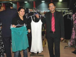 Priyanka and Nikhil Thukral show off the sequin collection
