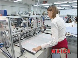 Shirt front trimming machine