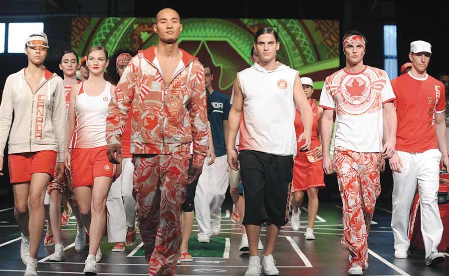 Hbc combined design and high-tech materials for the outfits of the Canadian Olympic team
