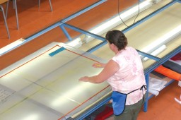 Fabric inspection at Paratec