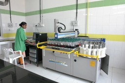 A view of a testing lab