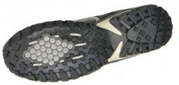 The Vayu Verde technology uses super absorbable particles to make the sole water-tight