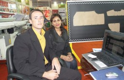 Dawis AU Constantini of Audaces and Navita Oberoi of WGM with Digiflash Software