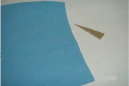 Dart sewing cardboard template