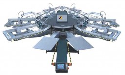 YH series automatic textile screen-printing machine from Spintex Corporation