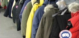 A layered coat from Canada Goose