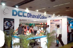The Dhaval stall attracted many visitors from India and abroad 