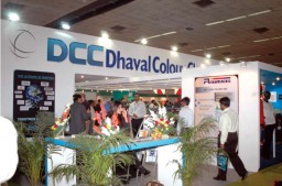 The Dhaval stall attracted many visitors from India and abroad