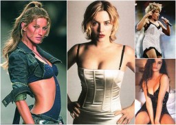 After the death of Brazilian anorexic mannequin Ana Carolina Reston (extreme left) hollywood stars are promoting healthy bodies as examples for youngsters to follow After the death of Brazilian anorexic mannequin Ana Carolina Reston (extreme left) hollywood stars are promoting healthy bodies as examples for youngsters to follow