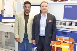 MA Saleque, MD, Uni Asia Associates with Marco Rossi, Sales Manager, bierrebi
