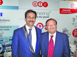 KB Prasad (L), and Shubhasis Sur of ATE Enterprises… Prasad feels that intimatewear industry is now very clear that technology will lead them to big manufacturing units