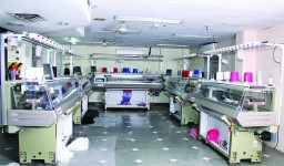 The factory of SD Enterprises has 11 flat knitting machines 