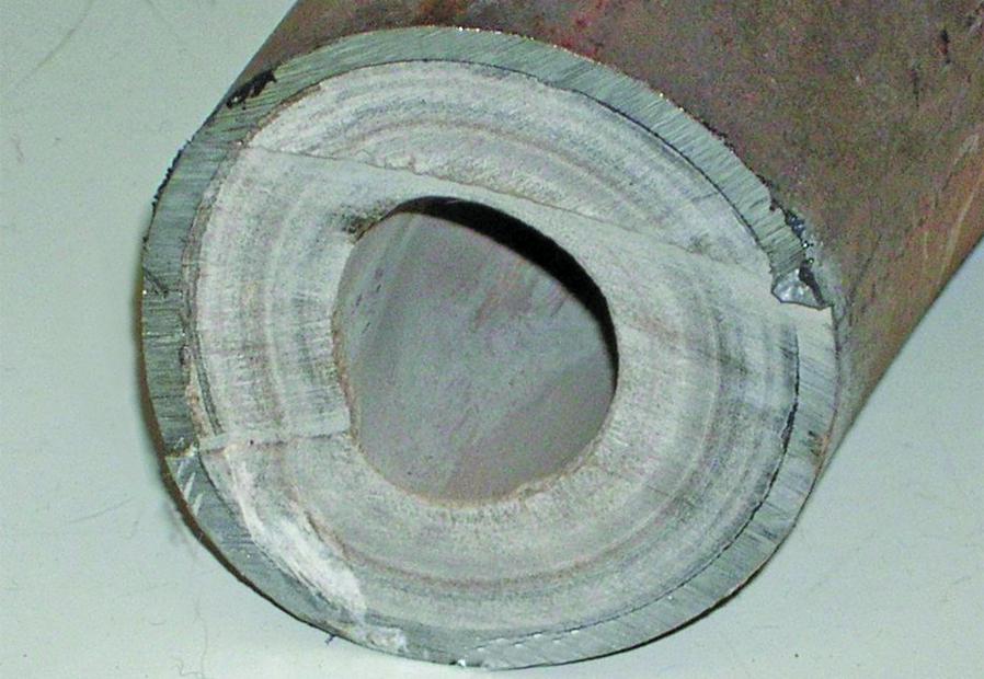The scales formed are hard and dense in nature, and are resistant to mechanical and chemical removal