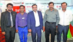 R. Selvan, ED, Mehala (2nd from right) with his team… Selvan is of the opinion that next 3 years are good for all segments of this industry