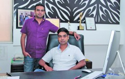 Amit Rathore, CEO (sitting) and Manish Rathore, Director, B K Fashions