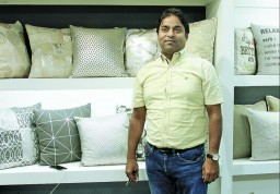 Flock/foil printing was also being offered by Athar Ansari, Director, NS Industries, Noida