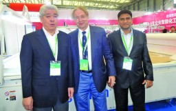 Eastman (L-R) Akira Hirata, President of Eastman Asia with Wade Stevenson II, President, Eastman and Syed Hafeez, Country Manager, Eastman