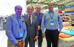 (L-R) N Arun Kumar, Strategic Direction, Prospice Technologies; Aldo A Moscaroli, Director-Export Sales and Marketing, FK Group; Sergio Gori, Commercial Managing Director, FK Group; and Alok Singh, Managing Director, Prospice Technologies