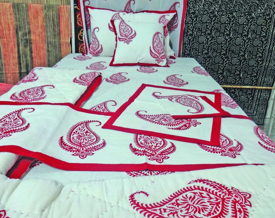 Complete bedding range in hand block printing by Khatritex