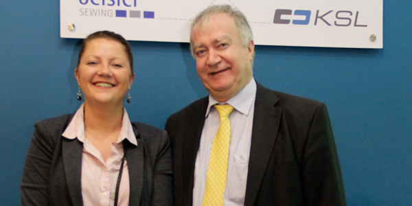 (L-R) Magdalene Hahn, Area Sales Manager; and Bernd Brauer, Head Sales & Marketing, Duerkopp Adler