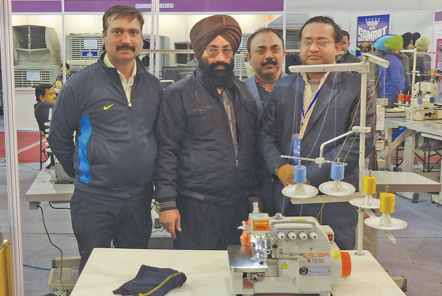 Munish Kumar, Sr. Sales Manager, Mehala (first from right)