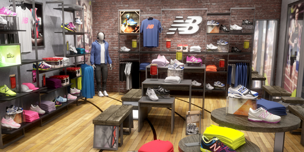 Sportswear brand New Balance opens its 