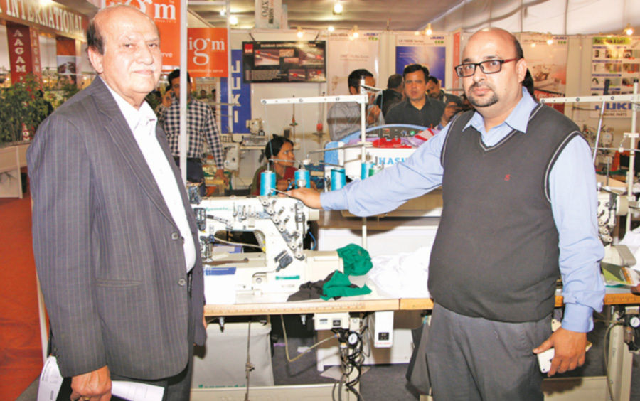 Kiran Khanna (L), Sales Consultant, and Satyadev Goyal, VP, IIGM