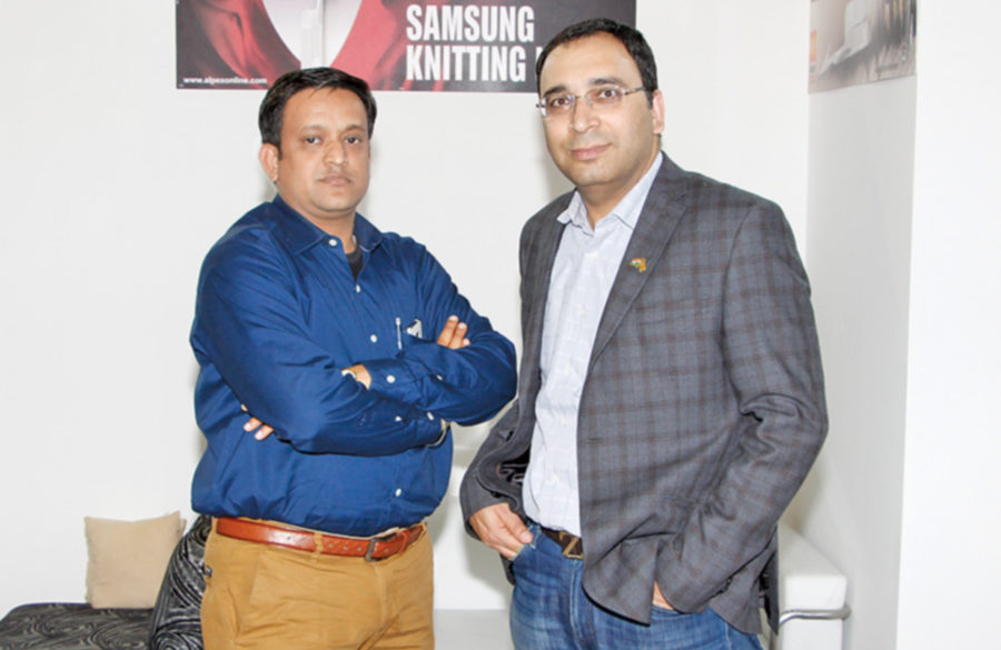 Vipin Sehgal (R), Director and Parveen Sood, AGM Marketing, Alpex Exports