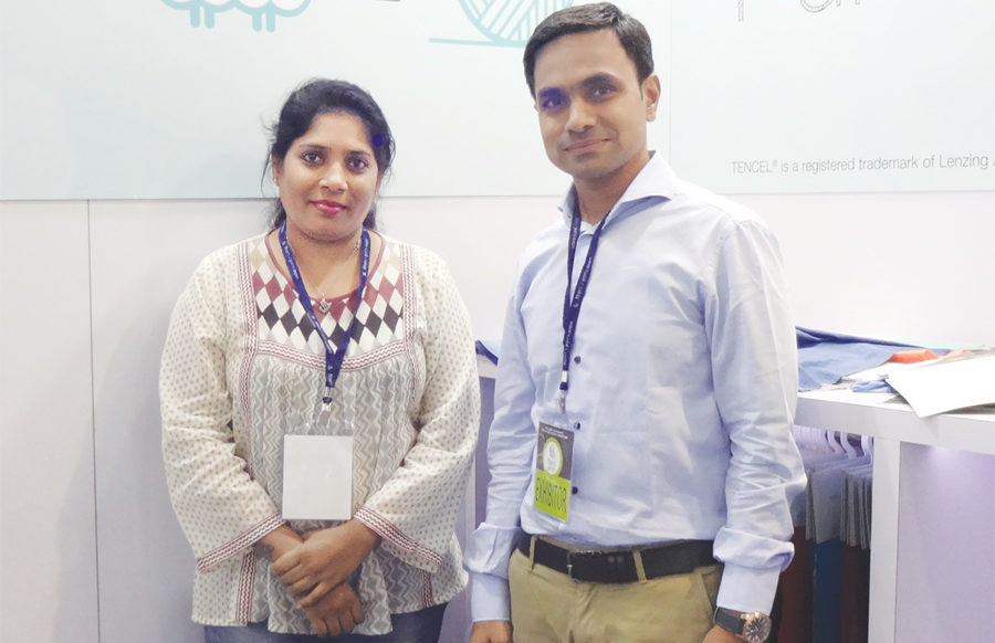 (L-R) Bhargavi Rao and Avinash Mane, Lenzing Fibers, India 