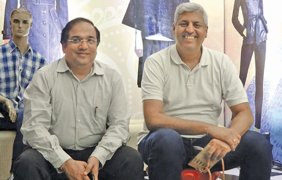 (L-R) Manish Khanna, COO and Tushar Tripathi, CEO, Envoy Textiles Ltd.