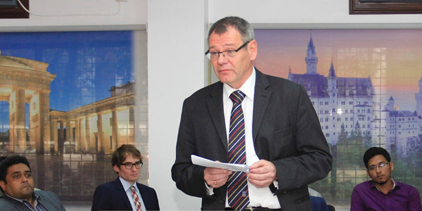 Germany’s Ambassador Thomas Prinz