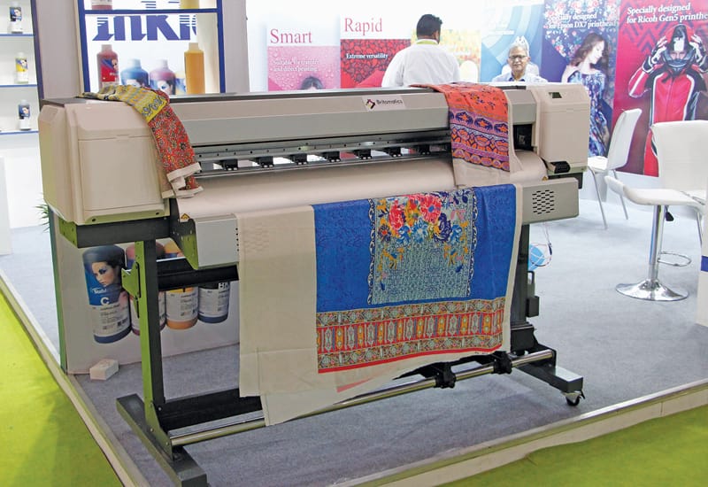 Britomatics’ Kingfisher 1300 can be used for both eco-solvent and water-based sublimation printing