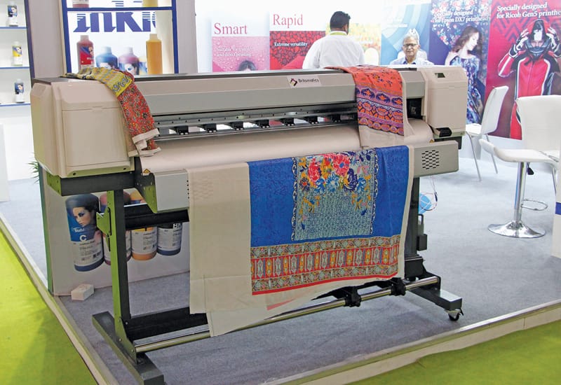 Britomatics’ Kingfisher 1300 can be used for both eco-solvent and water-based sublimation printing