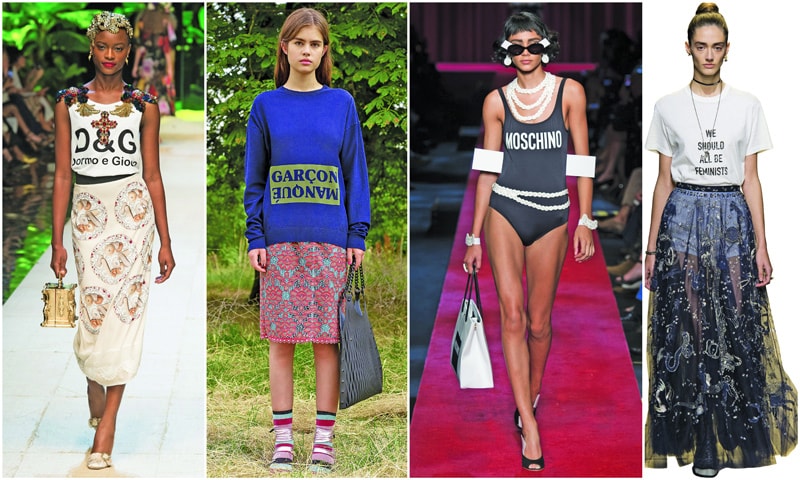 Dolce & Gabbana, Soniya Rykiel, Moschino and Dior