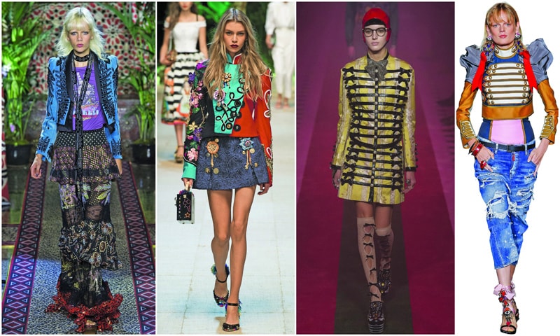 Roberto Cavalli, Dolce & Gabbana, Gucci and Dsquared2