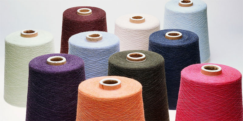 Polyester shop textured yarn