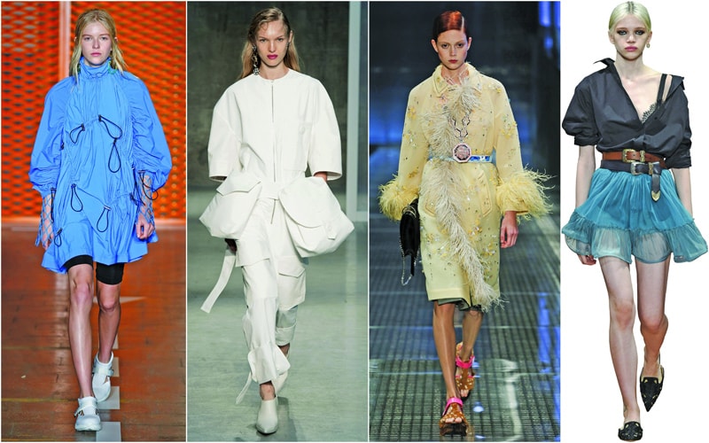 MSGM, Marni, Prada and Alberta Ferretti