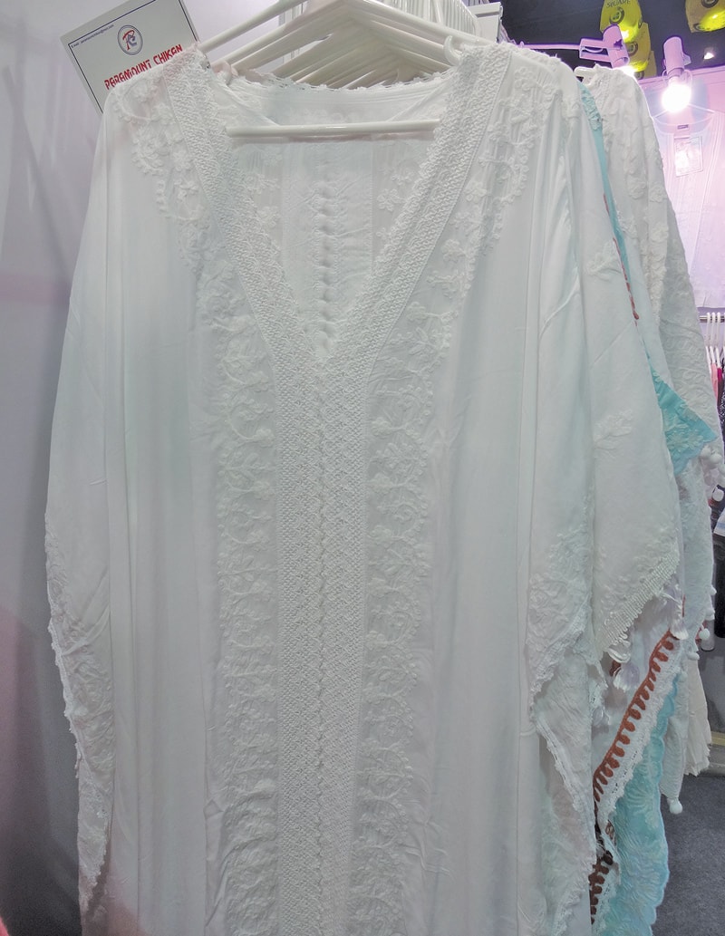 Buyers appreciated chikan work of Paramount Chikan Export